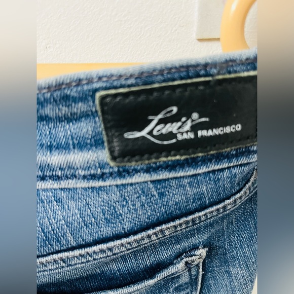 Levi’s washed dark blue slight curve skinny denim - Picture 4 of 5